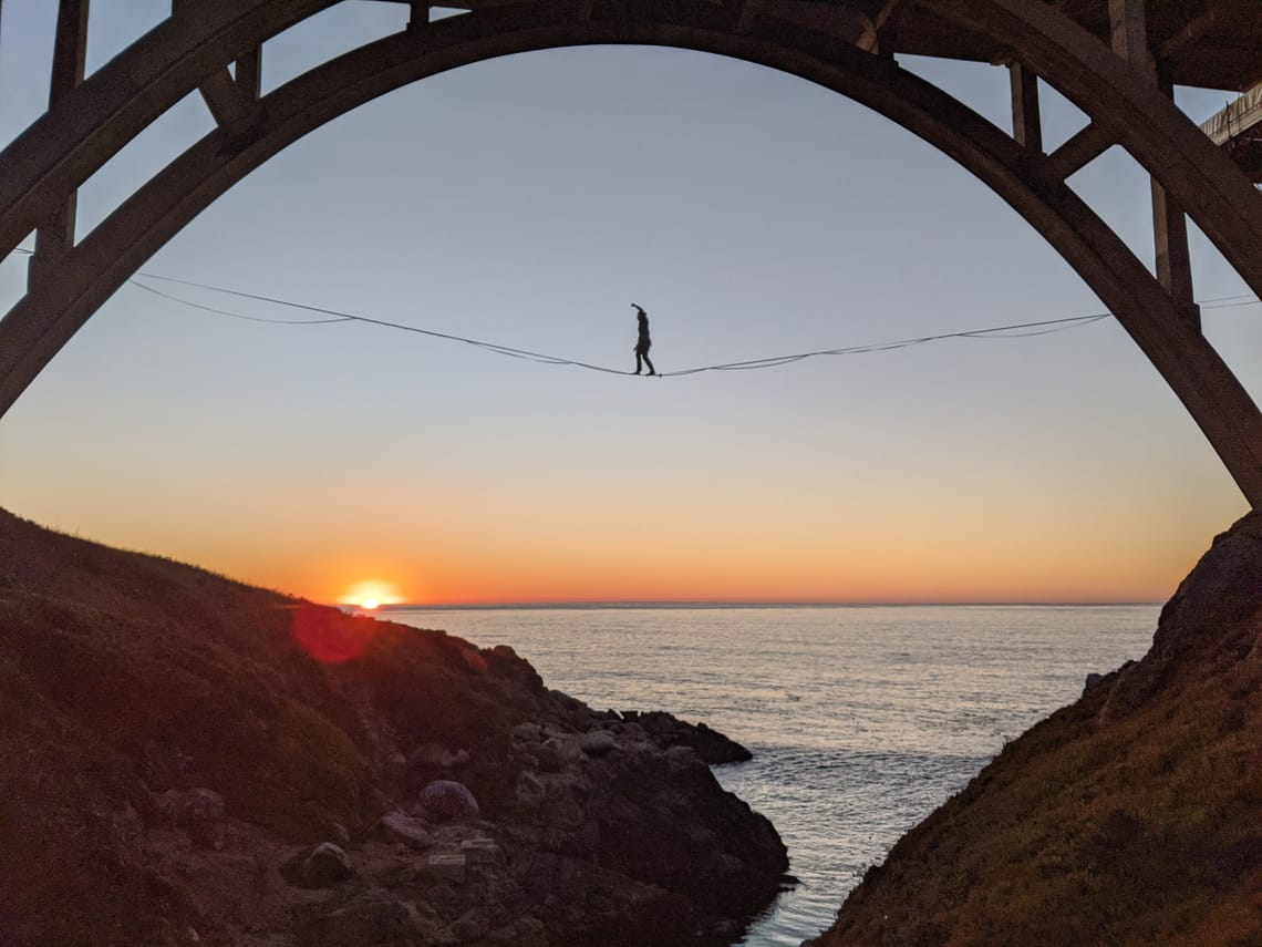 big sur bridge line